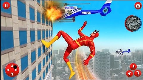 Grand Superhero Games Are Training Flying Robot Game - Android Gameplay | Superhero Games