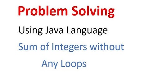 Sum of Integers Using Formula in Java | No Loops | VS Code Tutorial