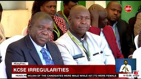 KCSE irregularities | Reduced cases of cheating recorded