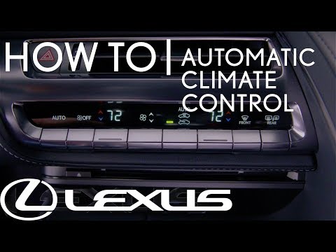 How-To Use Remote Touchpad for Automatic Climate Control | Lexus