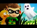 Dolly and Friends Hide From a Real Ghost | Superheroes Episodes + Funny Little Duck | Kids Cartoon
