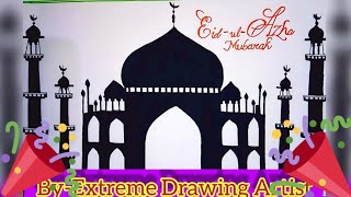 #eidulazhawhatsaapstatus how to draw a taj mahal | ताजमहल आगरा | बकरा ईद मुबारक ड्राइंग | हिंदी