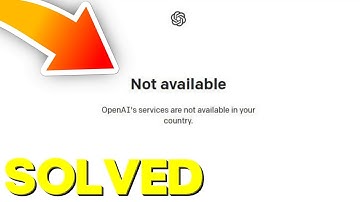 CHATGPT NOT AVAILABLE | Why is Chat GPT Not Working? EASY AND QUICK