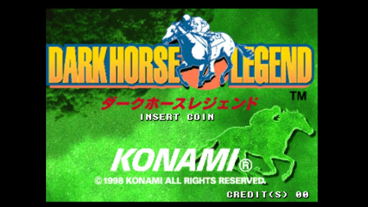 Konami Dark Horse Legend – Flyer Arcade Original Japon, Chirashi
