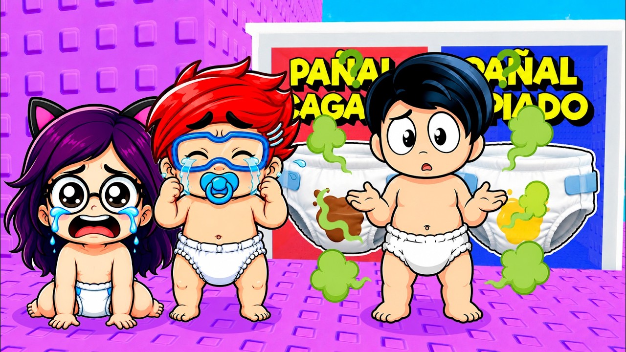 JUGAMOS la TORRE TROLL de QUE PREFIERES VERSIÓN BEBÉS en Roblox con Family Juega | Karim Juega