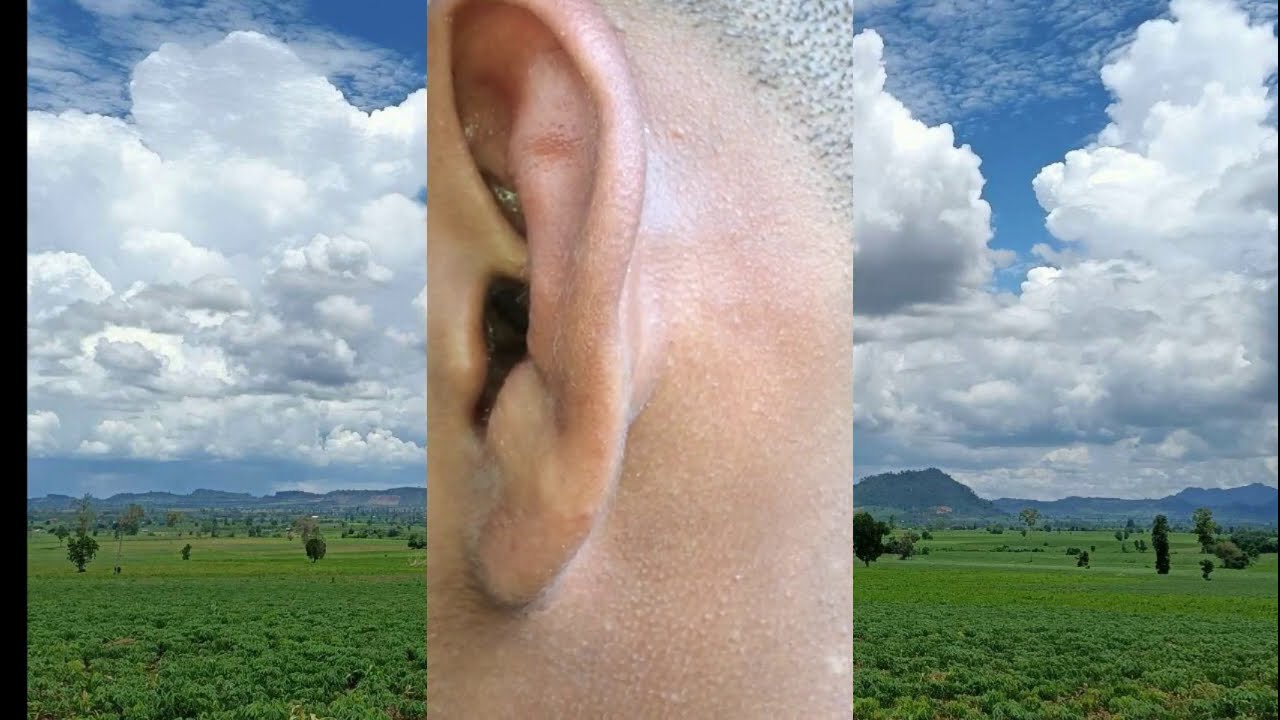 Clean The Ears After Cutting The hair - YouTube