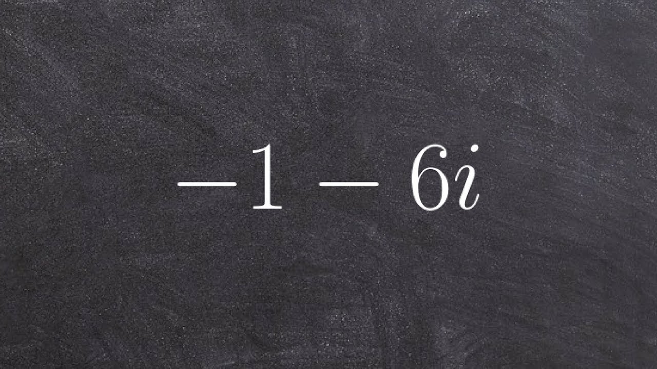 Tutorial - Finding the absolute value of a complex number ex 3, (-1 ...