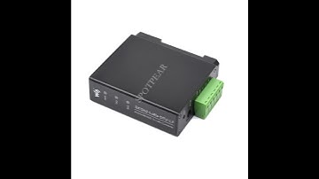 Spotpear RS232/RS485/RS422 to LoRa Rail-type data transmission terminal DTU for Sub-GHz LF/HF