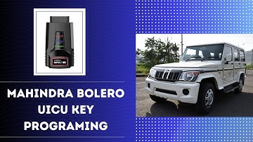 Mahindra Bolero UICU key Programming with CARMAN Auto i100