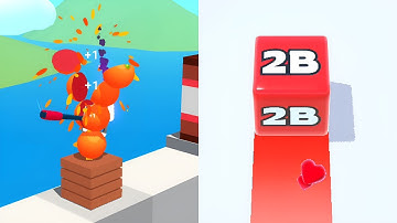 Jelly Run 2048 / Slice It All - Great Jelly Cube Super Slice Master Gameplay Android, iOS