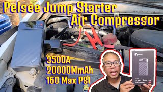 How to use Pelsee E1 Jump Starter Air Compressor