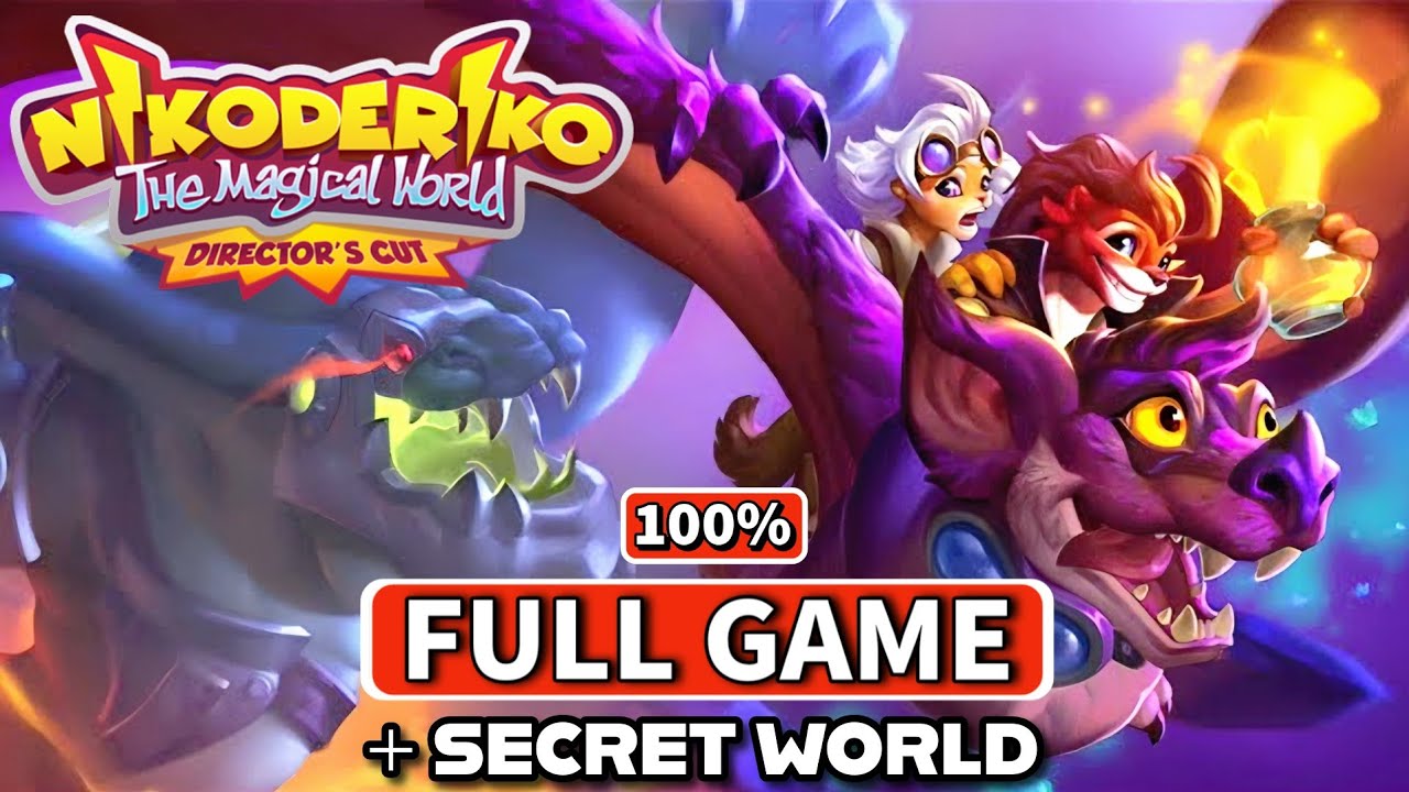 Nikoderiko: The Magical World - FULL GAME 100% Walkthrough + Secret World DLC (4K)