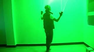 Stage Show Red Green Laser Gloves