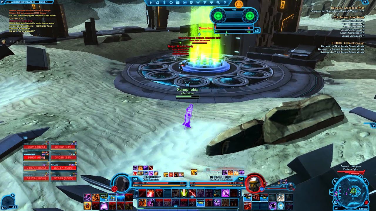 SWTOR Hatred Assassin PVP 3.1 3 Ancient Hypergate YouTube