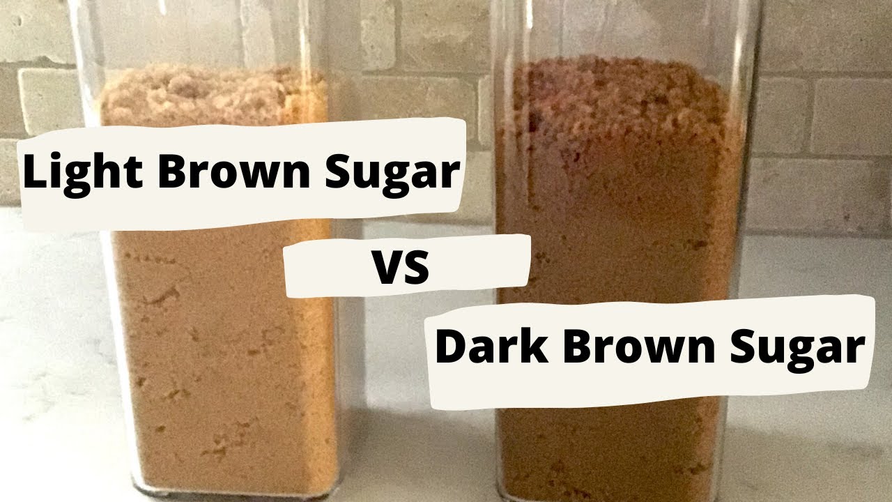 Dark Brown Sugar vs Light Brown Sugar YouTube