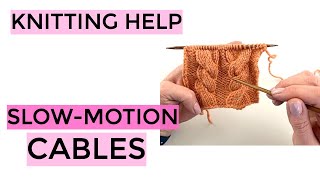 Knitting Help  Slow Motion Cables