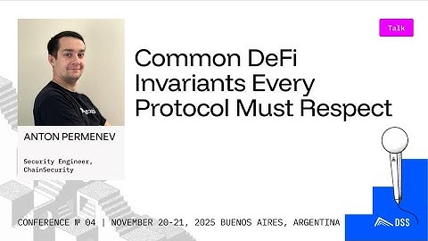 Common DeFi Invariants Every Protocol Must Respect