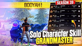 Best Character Skill For Solo Rank Push In Season 39 | Win Every Rank Game In Solo Grandmaster Push
