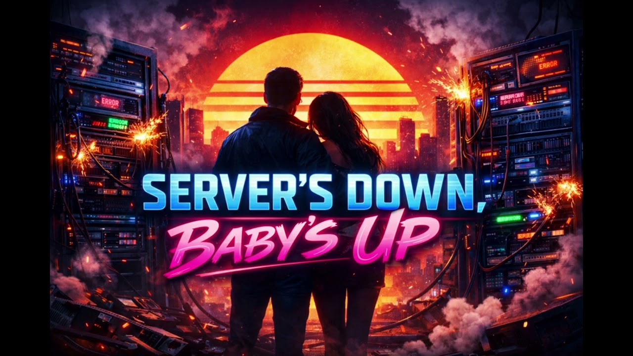 Server’s Down, Baby’s Up – A Futuristic Love Story | AI Music Video