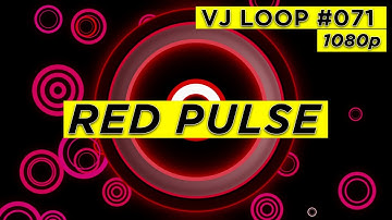 RED PULSE 1080p FREE VJ LOOP