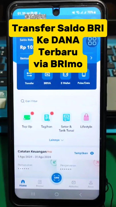 Transfer Saldo BRI ke DANA terbaru #topupdana #brimo