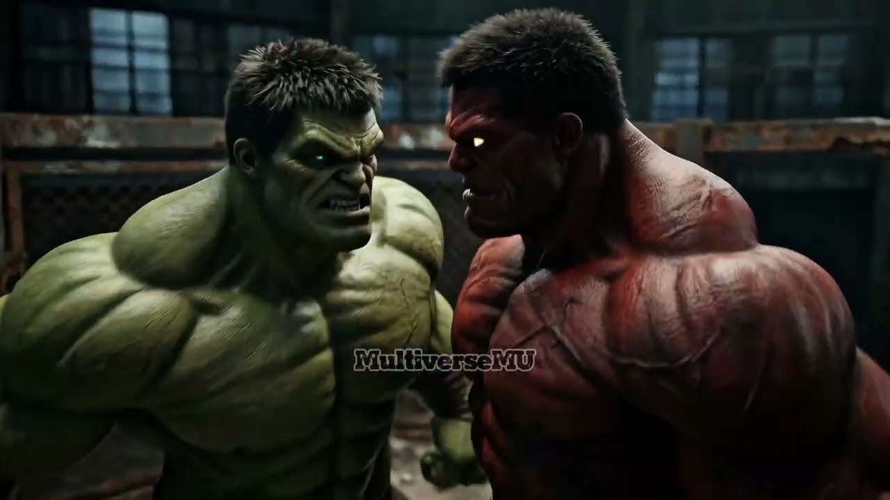 Red Hulk vs Green Hulk - Fight for Glory (Full Fight 4K) - YouTube