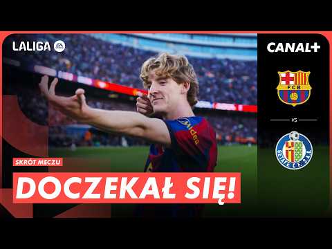 Pierwszy Gol Gordona! Trafienie po 80 Sekundach Meczu! Barcelona - Getafe, Skrót Meczu