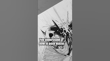 How to Get into Inking - Drawing Batman #drawing #inking #inkdetail #batman #sketching