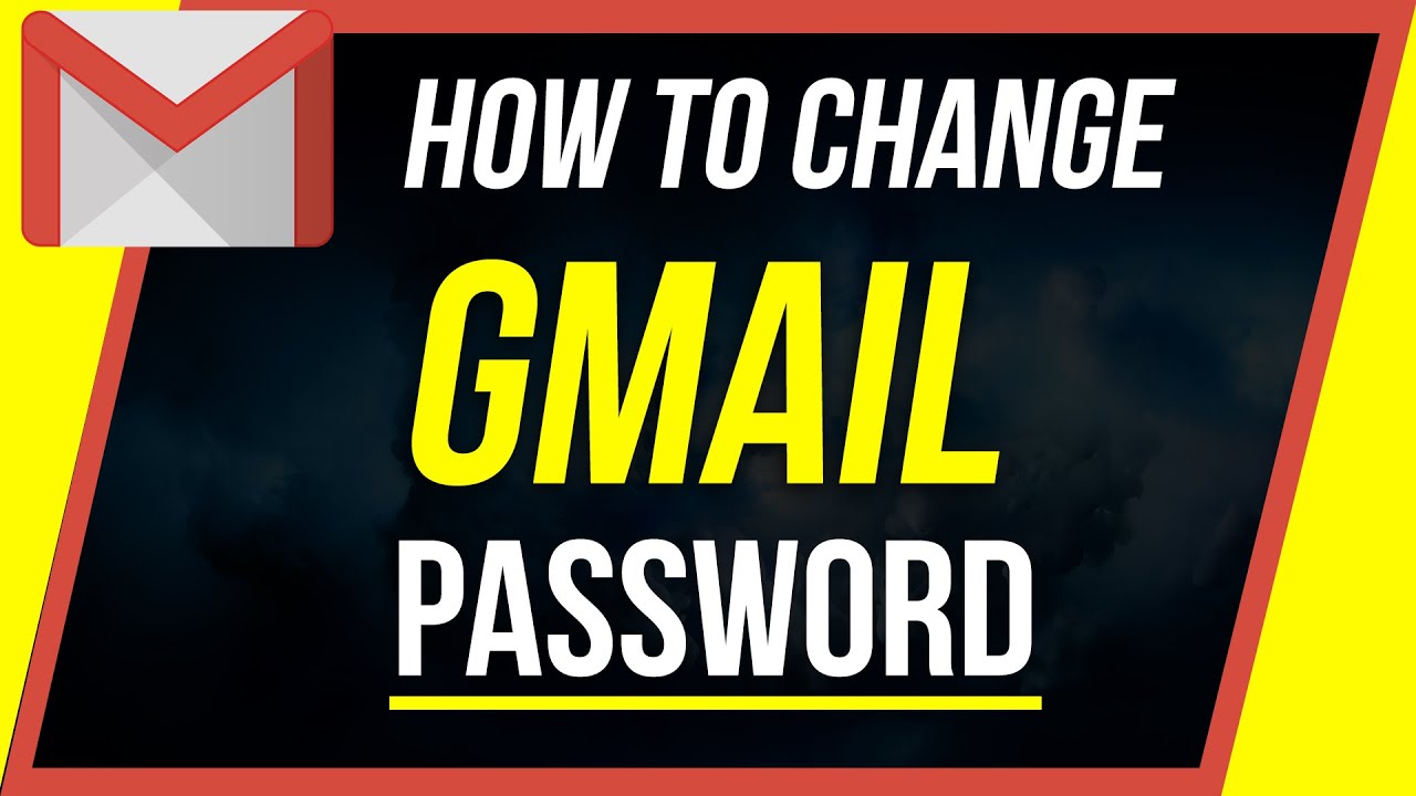 How to Change Gmail Password YouTube