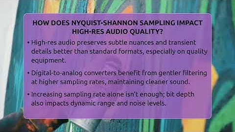 How Does Nyquist-Shannon Sampling Impact High-Res Audio Quality? - Audio Gear Insider