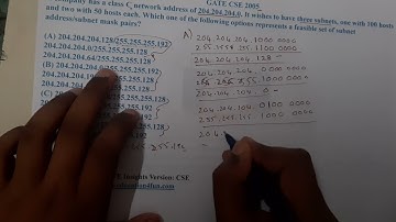 GATE CSE 2005 || Computer Networks || GATE Insights Version: CSE