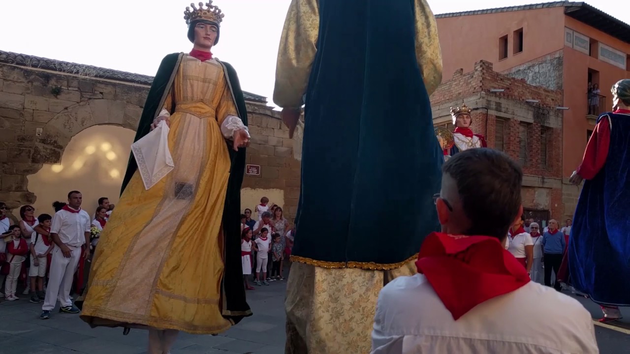 Vals el Pajarico a Sta. María Magdalena. Gigantes de Viana - Fiestas de julio 2017