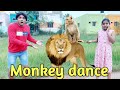 Monkey 🐒 dance 🕺 | comedy video | funny video | Prabhu Sarala lifestyle