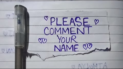 writing subscribers Name ❤️