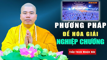 Phương pháp hóa giải tiêu trừ nghiệp chướng.-Thầy Thích Nhuận Đức.