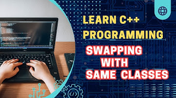 C++ program to swap two numbers using same class and object | Swap two numbers in C++.