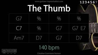 The Thumb (Jazz/Swing feel) 140 bpm : Backing Track