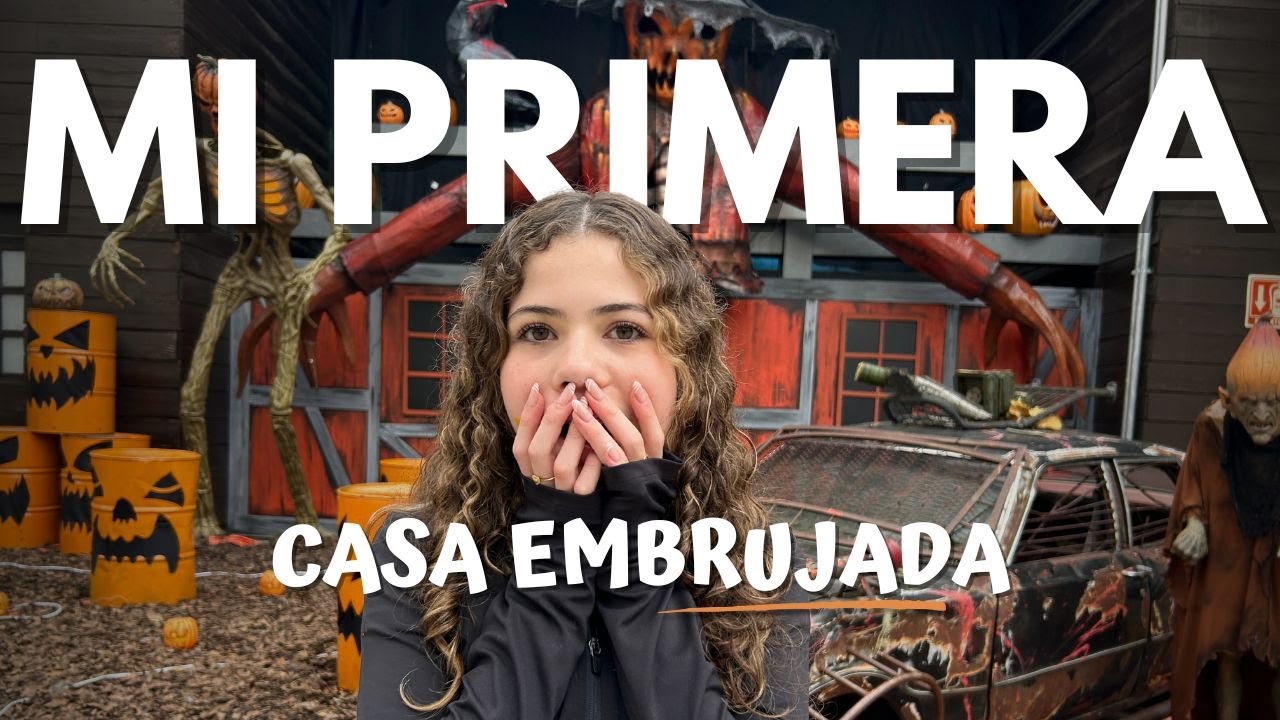Mi primera vez en una casa embrujada 👻😱 en el Festival del terror Six Flags México 🎢
