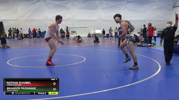 High School Boys 195 Nathan Schobel Maine Trappers...