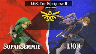 LGS: The Sidequest 6 | Supahsemmie (Young Link) Vs. L!0N (Link) - Grand Finals