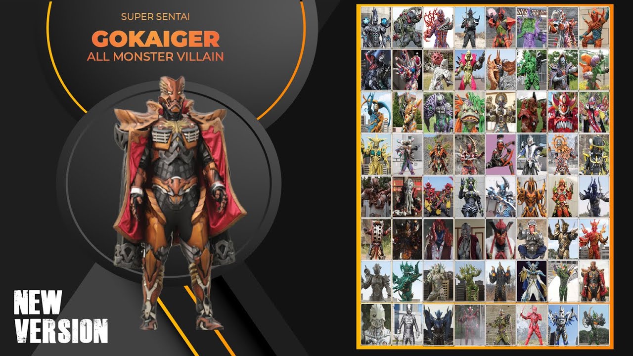 Gokaiger All Monster Villain