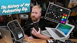 All my podcasting rigs - Laptop vs.  Zoom H6 vs. Rodecaster PRO