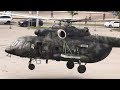 Вертолет Ми-171Ш посадка и рулежка  на "Helirussia-2018"