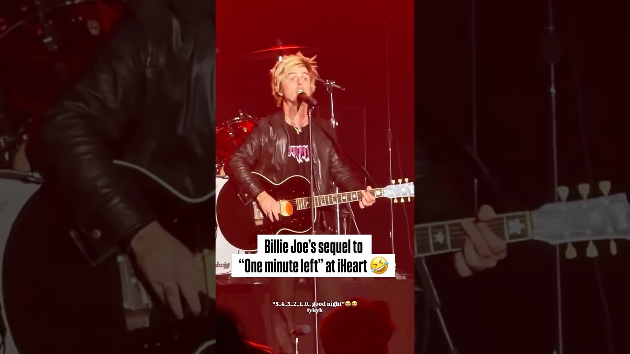 YouTube पर Billie Joe's sequel to "One minute left" at iHeart ALTer Ego 2026 🤣 देखें YouTube पर Billie Joe's sequel to "One minute left" at iHeart ALTer Ego 2026 🤣 देखें