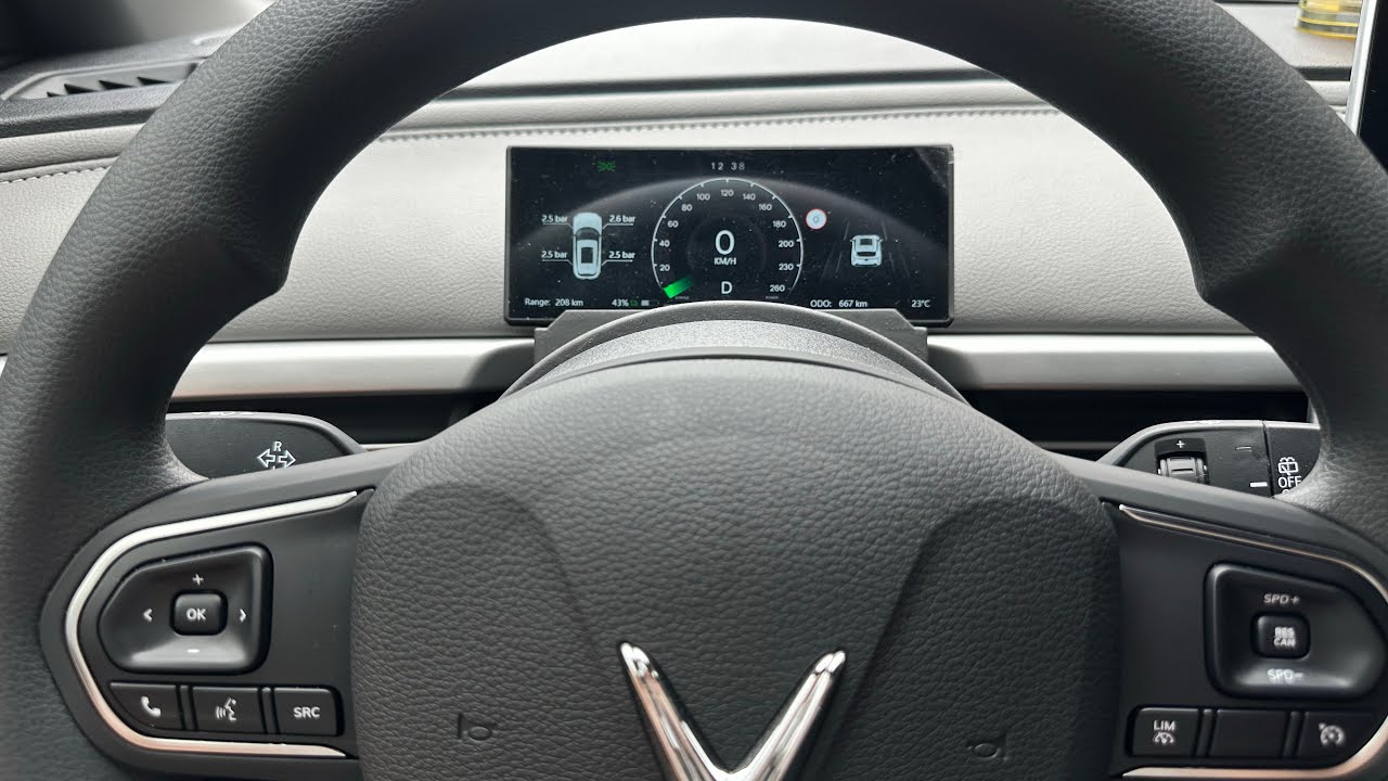 Biện pháp thay thế màn HUD cho VinFast VF 6 Eco và VF 7 Eco - Màn hình IPC cho VF 6 | Thành Auto