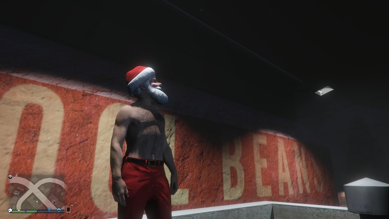 GTA 5 PS4 HD SNOW AND SATANIC SANTA