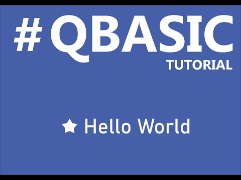 #QBASIC Tutorial Hello World