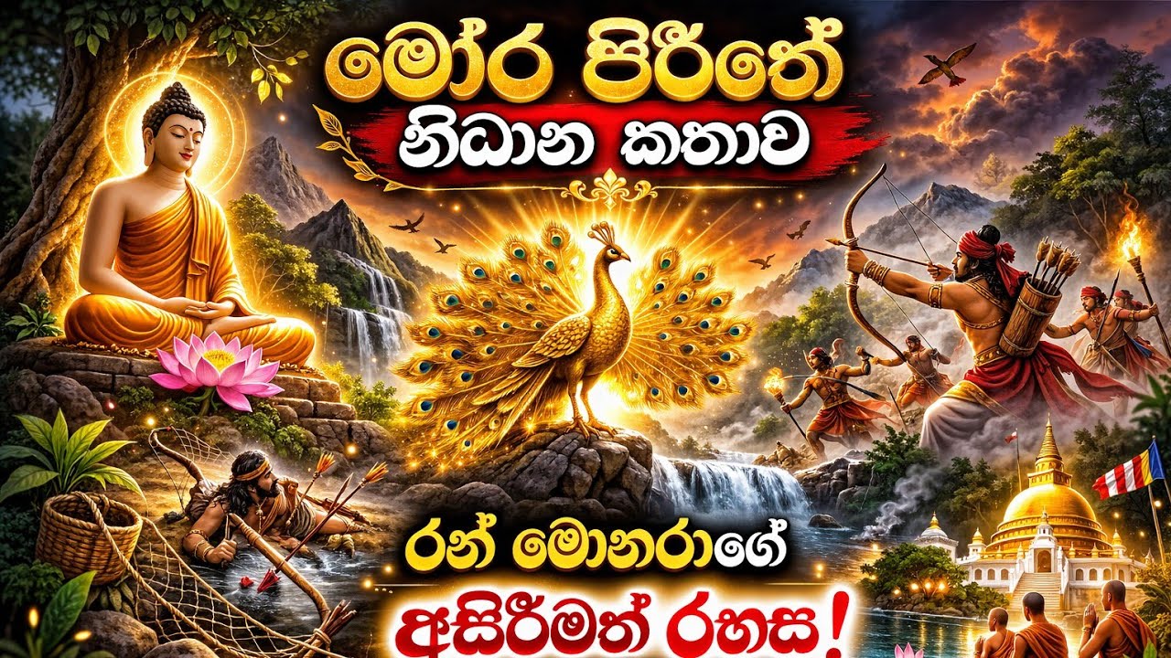 මෝර පිරිතේ නිධාන කතාව| mora pirithe nidhana kathawa 🦚🙏 #lordbuddha#morapiritha#pirith#viral 