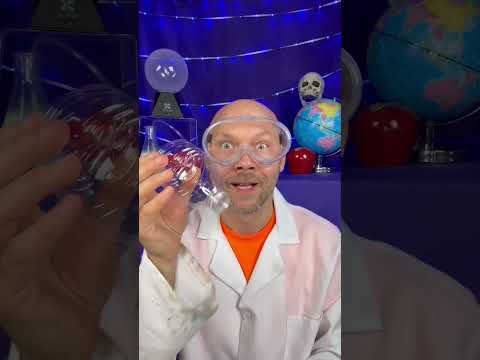 Crazy science experiment with bubbles