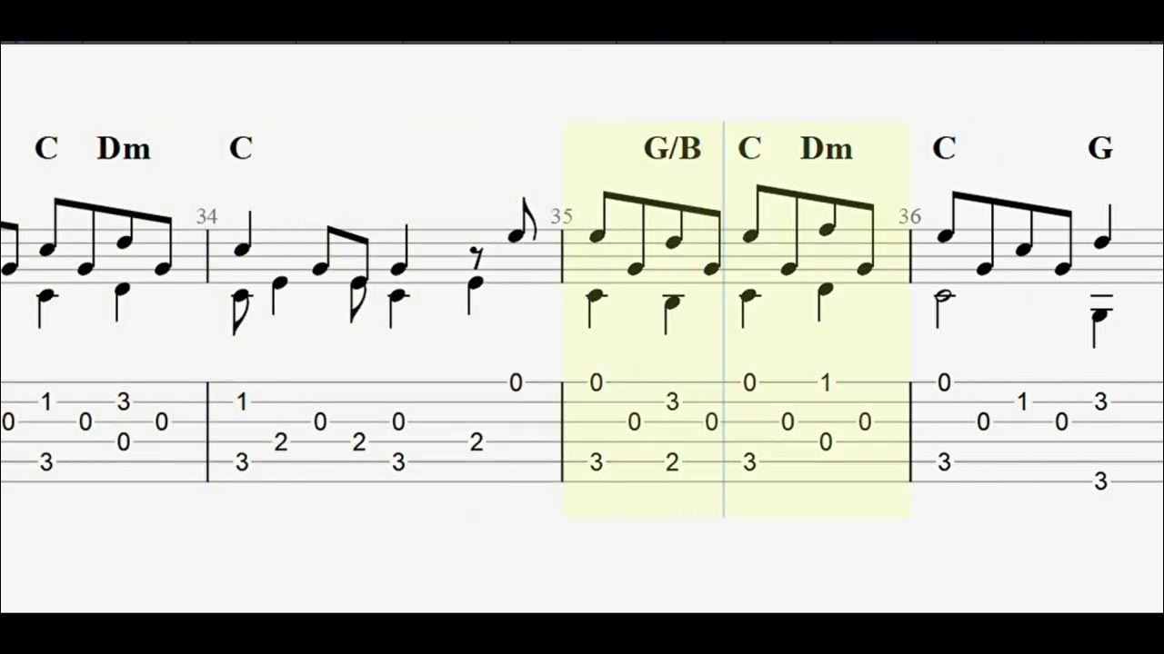 O Come, All Ye Faithful (Adeste Fideles) with full tablature/sheet music for solo fingerstyle guitar O Come, All Ye Faithful (Adeste Fideles) with full tablature/sheet music for solo fingerstyle guitar